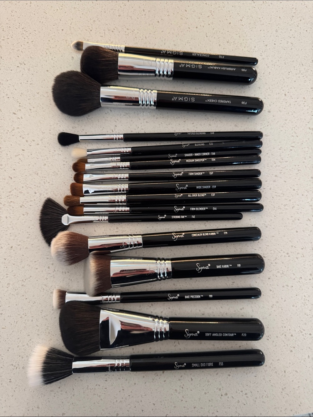 Sigma Beauty Large Makeup Brush Lot – Professional Face & Eye Brushes